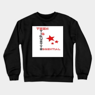 Teen Etiquette Is Essential: Thoughtful Unique T-Shirts & Gifts for Teen Boys and Girls Crewneck Sweatshirt